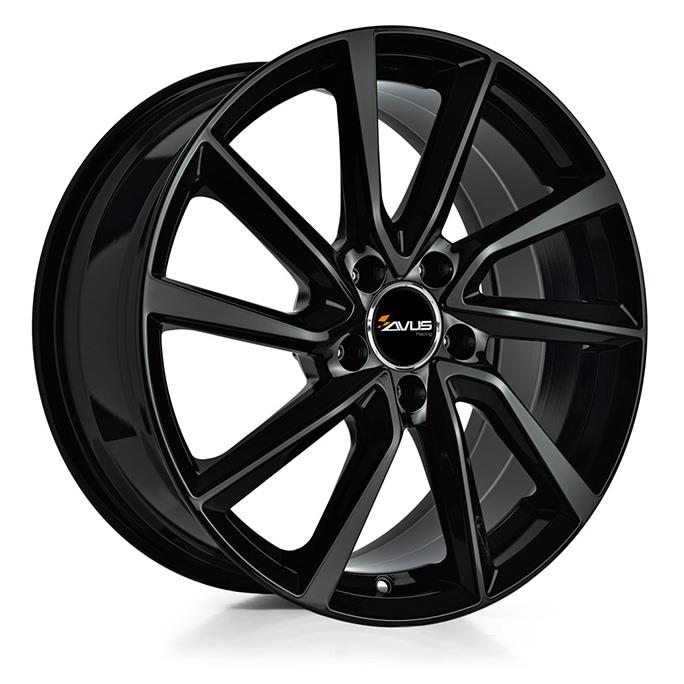 AVUS AC-518 BLACK 8x19 5/112 ET32 CB66.6