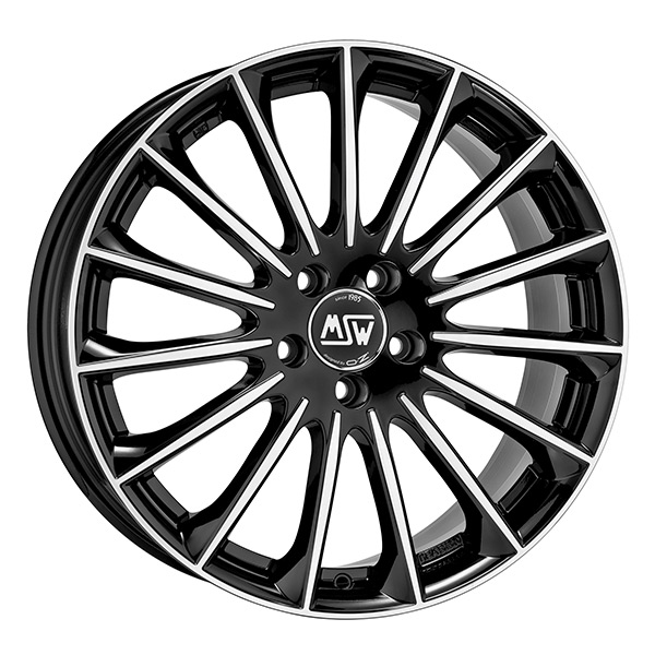MSW 30 G.BLK F.POL | 8X18 5-112 E30 C73,1 60 8x18 5/112 ET30 CB73.1