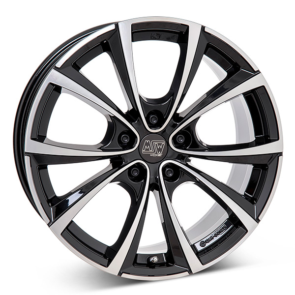 MSW 27T G.BLK/POL | 9,5X19 5-120 E40 C64,1 60 9.5x19 5/120 ET40 CB64.1