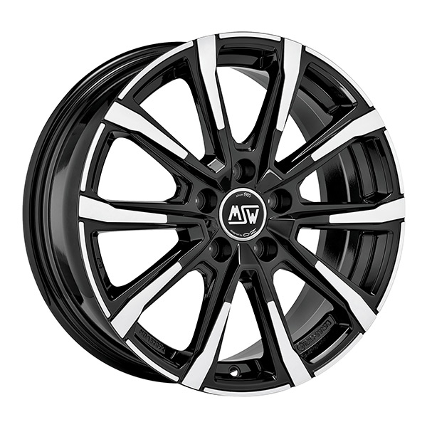 MSW 79 BLK/POL | 7,5X18 5-112 E44 C66,5 60 7.5x18 5/112 ET44 CB66.5