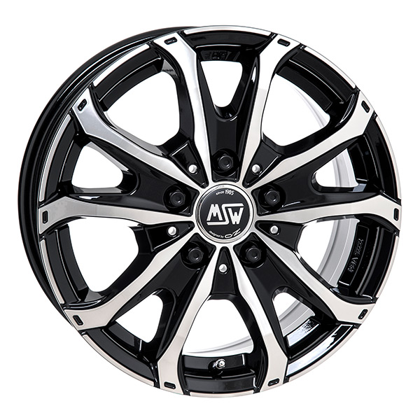 MSW 48 VAN BLK/POL 7.5x18 5/160 ET48 CB65.1
