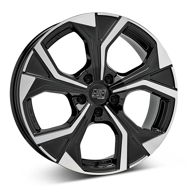 MSW 43 G.BLK/POL | 8X20 5-114,3 E40 C66,10 60 8x20 5/114.3 ET40 CB66.1
