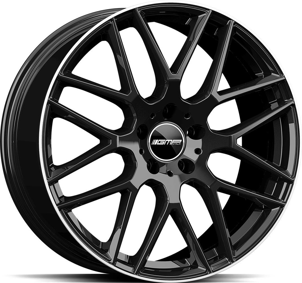 GMP BERGHEM BLACK DIAM LIP 8.5x21 5/112 ET45 CB66.6