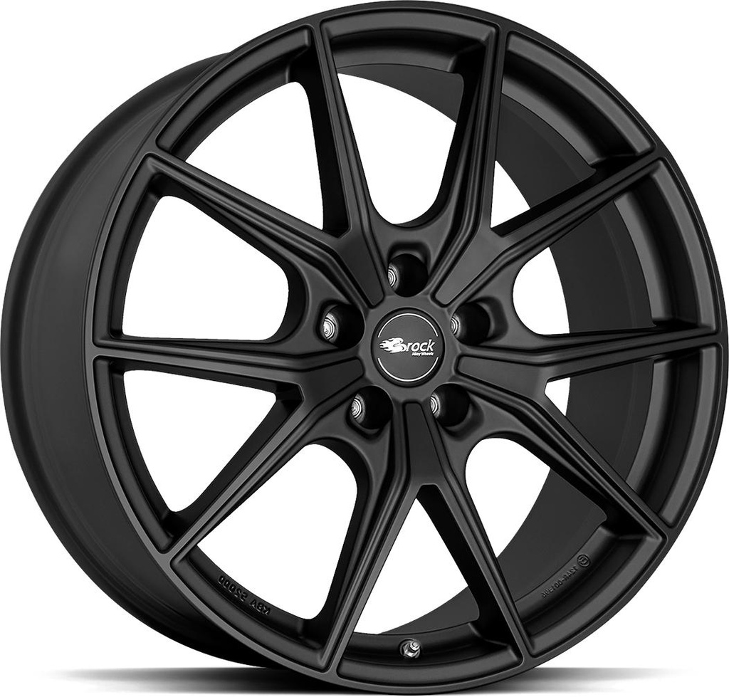 BROCK B40 SATIN BLACK MATT 10.5x19 5/120 ET45 CB64.1