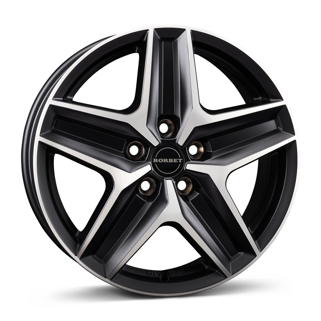 BORBET CWZ BLACK POLISHED MATT 7.5x18 5/112 ET48 CB66.6