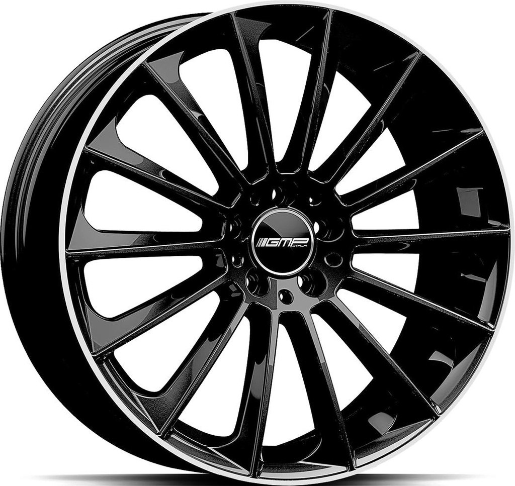 GMP STELLAR BLACK DIAM LIP 8.5x19 5/112 ET45 CB66.6