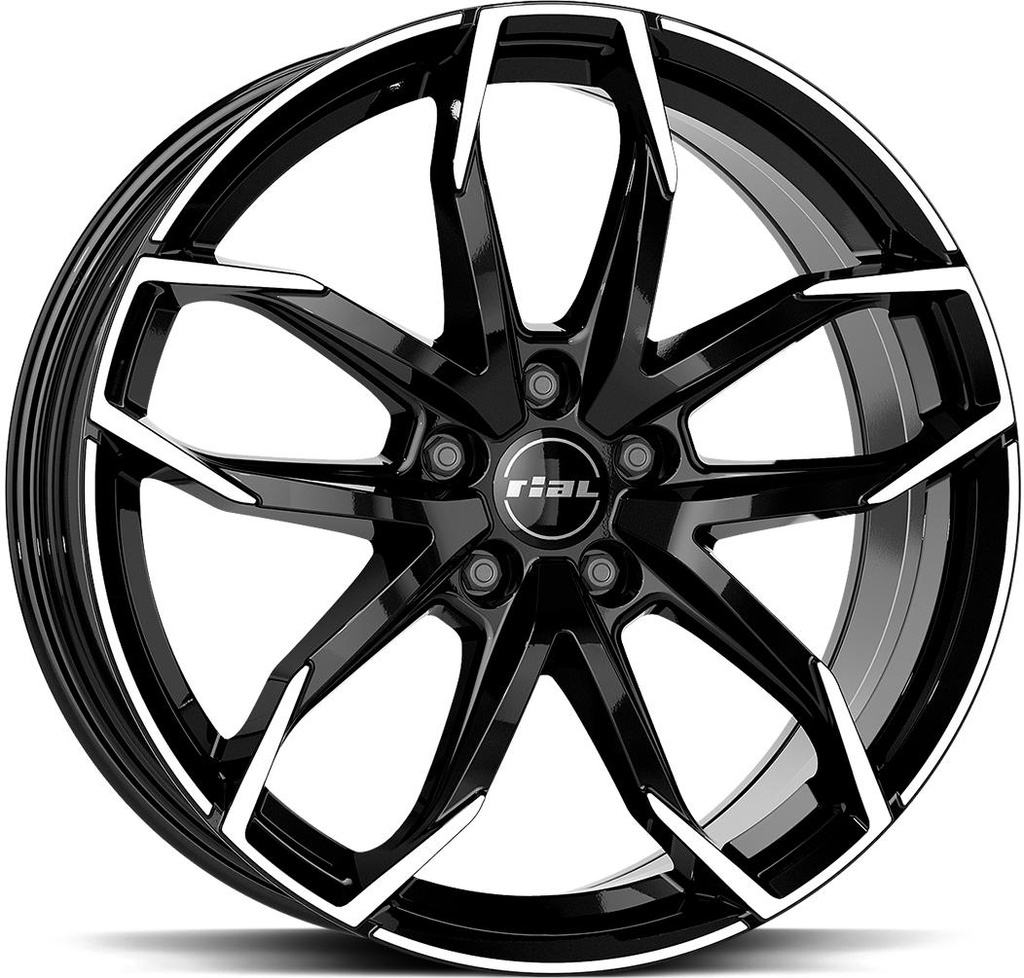 RIAL LUCCA DIAM BLACK POL 7.5x17 5/110 ET29 CB65.1