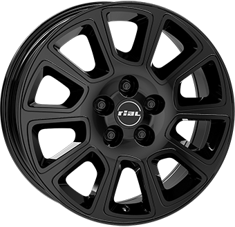 RIAL TRANSPORTER 2 DIAM BLACK 6x16 5/118 ET68 CB71.1