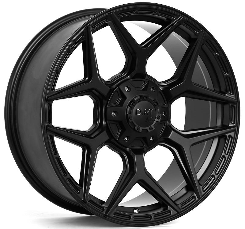 STATUSFÄLGAR D44 FLATBLACK 9.5x22 6/135-139.7 ET15 CB106.1