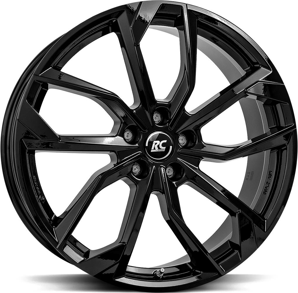 BROCK RC34 SHINY BLACK 7x17 4/100 ET37 CB60.1