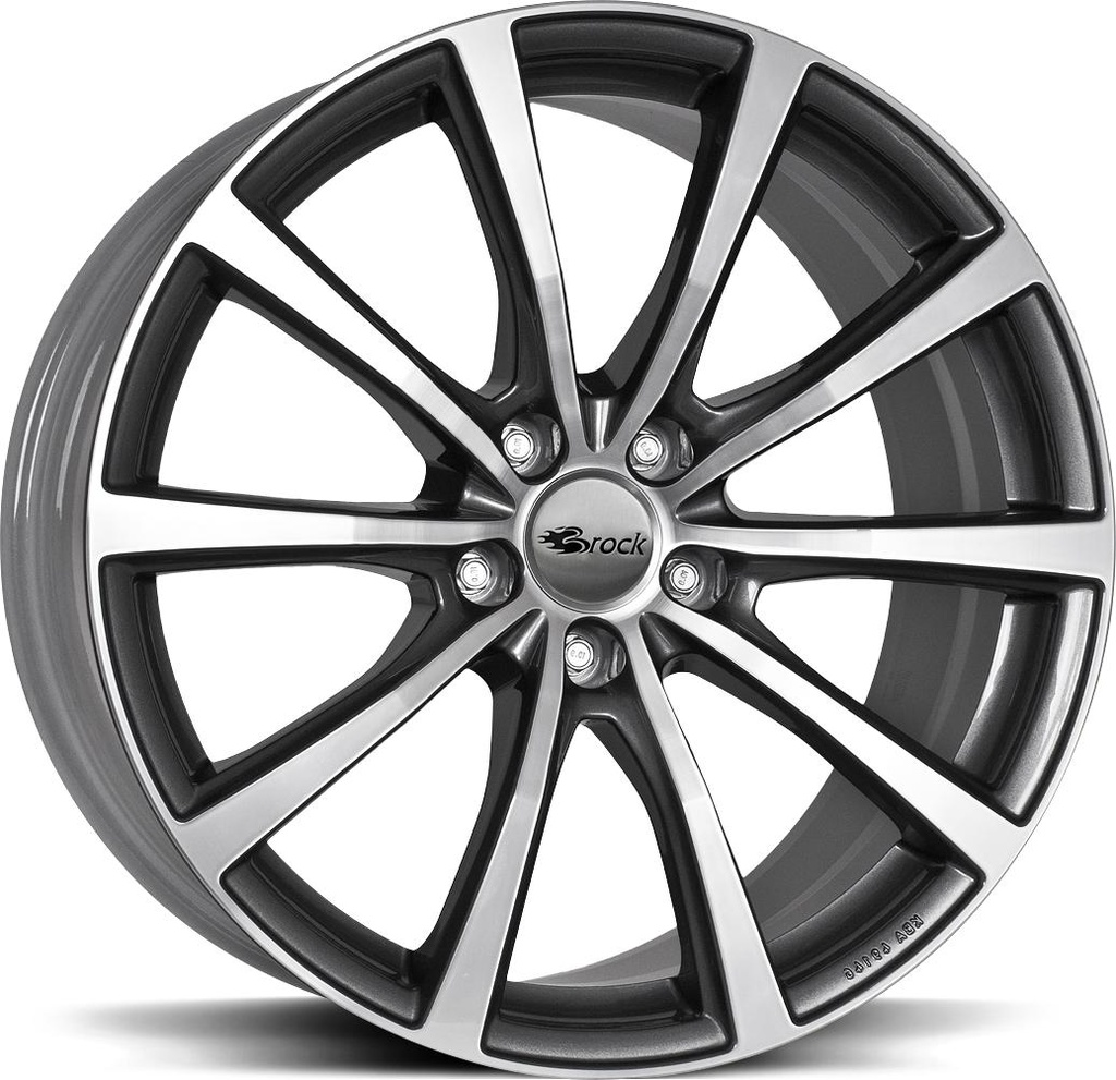 BROCK B32 TITAN FULL POL 8.5x20 5/112 ET41 CB57.1