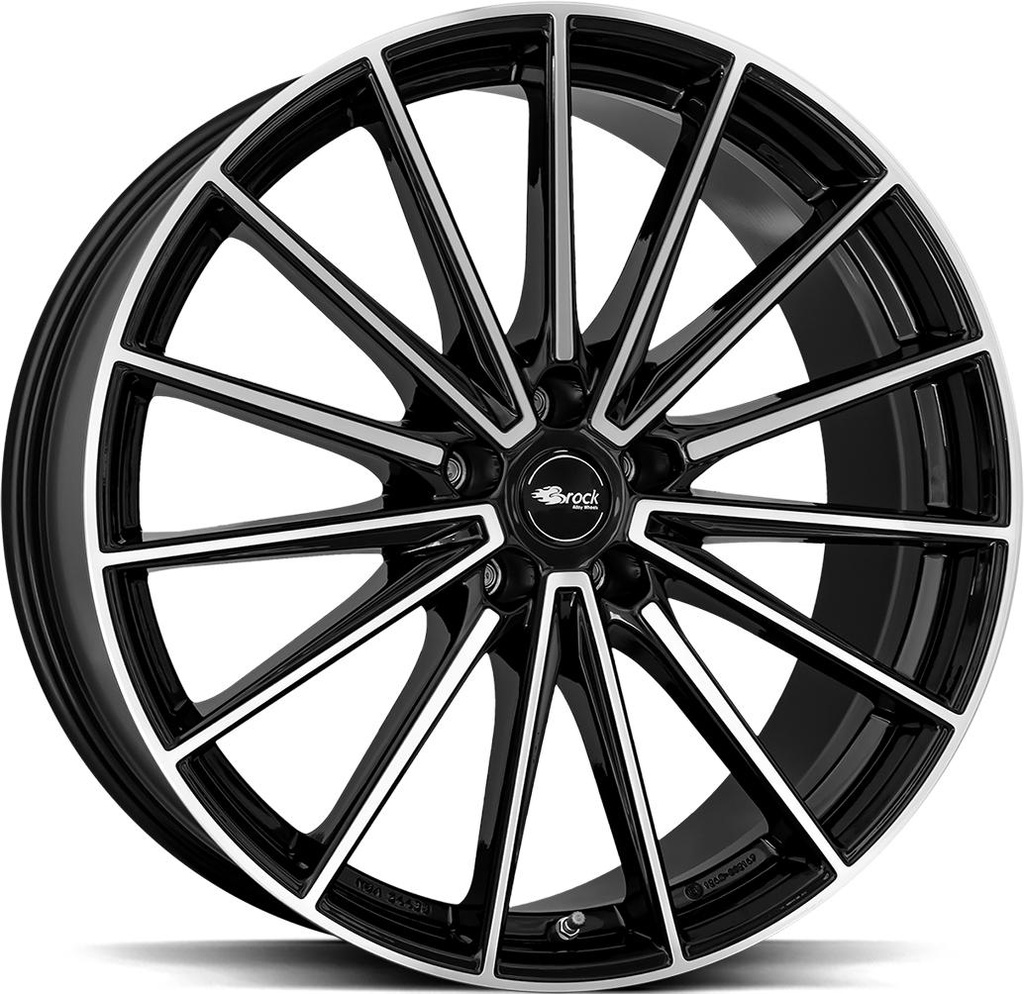 BROCK B43 BLACK FULL POL 9x20 5/112 ET38 CB66.6