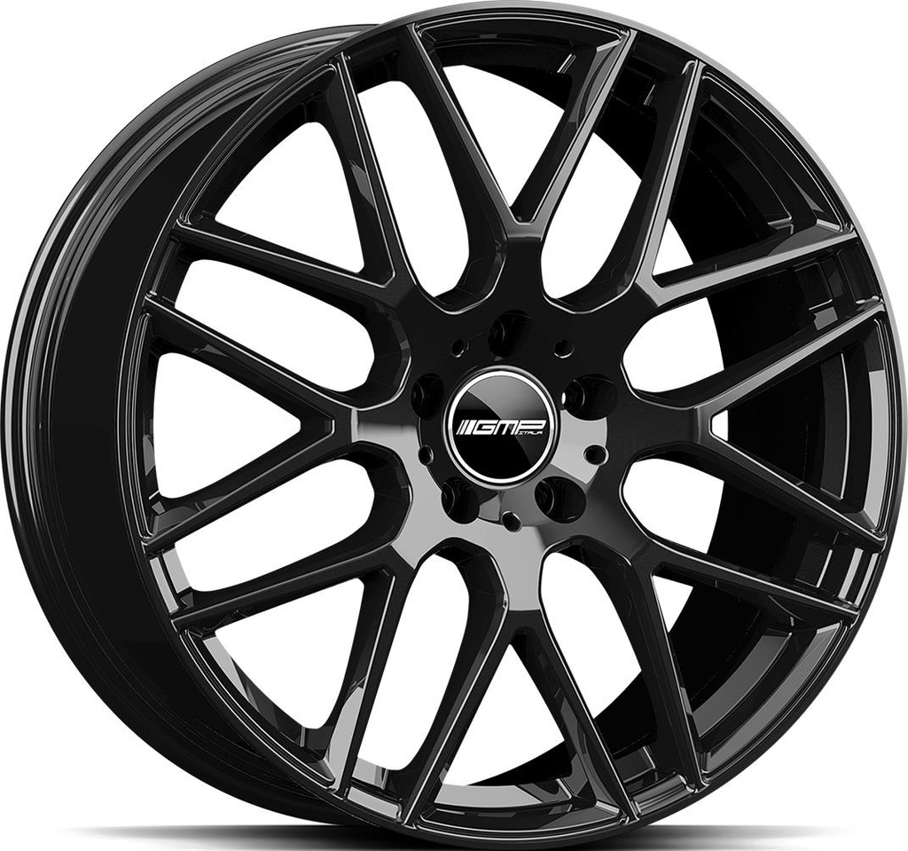 GMP BERGHEM GLOSS BLACK 10x21 5/112 ET38 CB66.6