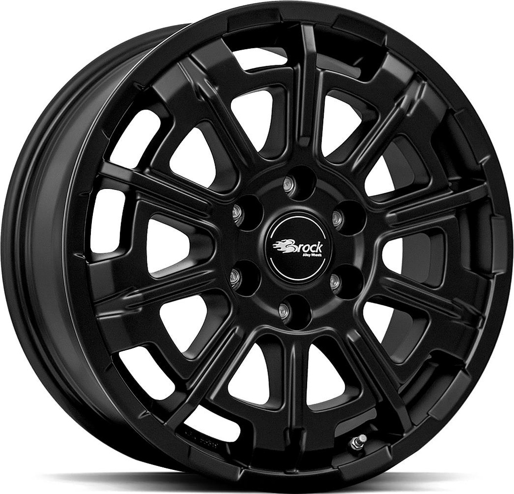 BROCK B45 SATIN BLACK MATT 7x17 5/120 ET47 CB65.1