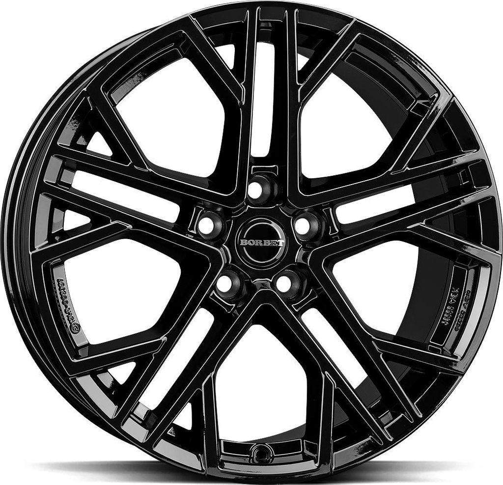 BORBET XV BLACK GLOSS 8.5x19 5/112 ET38 CB72.5
