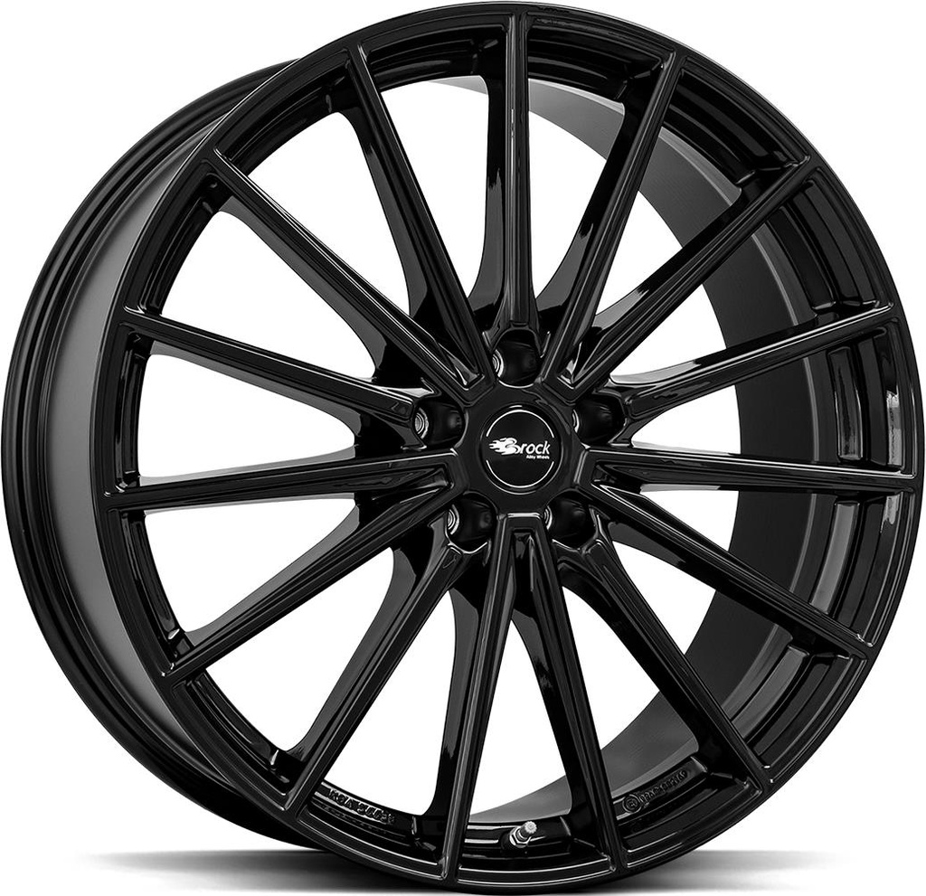 BROCK B43 SHINY BLACK 8x19 5/108 ET42 CB63.4