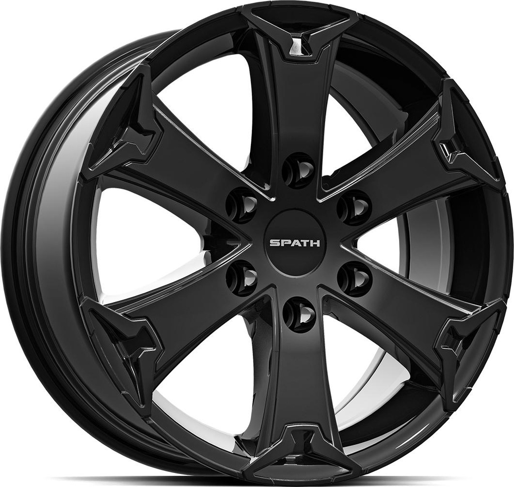 SPATH SP52 H GLOSS BLACK 8x18 6/130 ET50 CB84.1