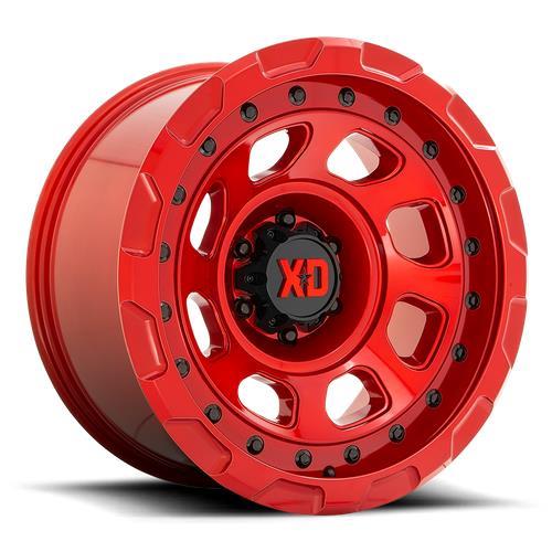 STATUSFÄLGAR XD861 STORM CANDY RED 9x20 6/135 ET18 CB87.1