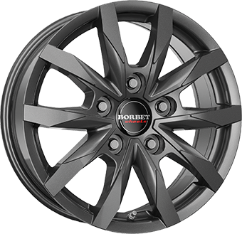 BORBET CW5 MIST ANTRACITE GLOSS 6.5x16 5/160 ET60 CB65.1