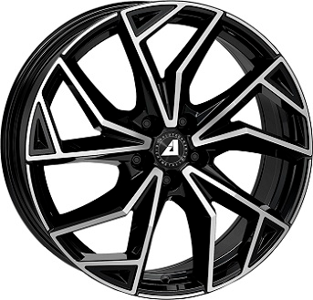 ALUTEC ADX.02 DIAM BLACK POL 7.5x18 5/112 ET45 CB57.1