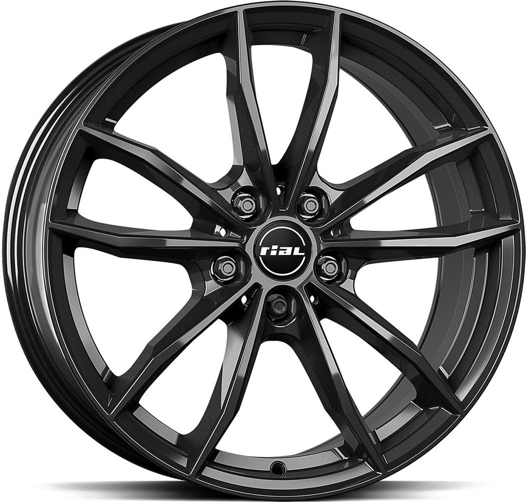 RIAL X12 DIAM BLACK 7.5x17 5/112 ET30 CB66.7