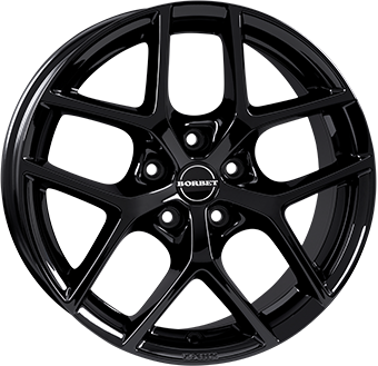 BORBET Y BLACK GLOSS 8x19 5/108 ET45 CB72.5