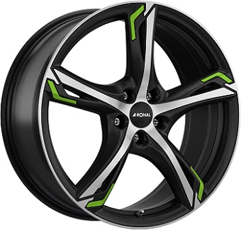 RONAL R62 GREEN  ,3  CH82 7.5x17 5/114.3 ET40 CB82