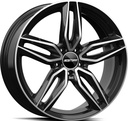 GMP FASTEN BLACK DIAM 7.5x18 5/112 ET45 CB66.6
