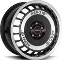 RONAL R50 AERO BLACK FRONT CUT 8x18 5/112 ET35 CB76