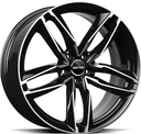 GMP ATOM BLACK DIAM 7.5x17 5/100 ET35 CB57.1