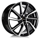 AVUS AC-518 BLACK POLISHED 7.5x17 5/114.3 ET38 CB67.1
