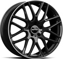 GMP BERGHEM BLACK DIAM LIP 8x18 5/112 ET35 CB66.6