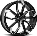 BROCK RC34 BLACK FULL POL 8x19 5/114.3 ET55 CB67.1