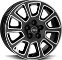 RIAL TRANSPORTER 2 DIAMOND BLACK POL 7.5x18 5/130 ET52 CB78.1