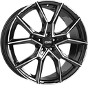 CMS C33 DIAMOND BLACK GLOSS 8.5x20 5/112 ET30 CB66.5